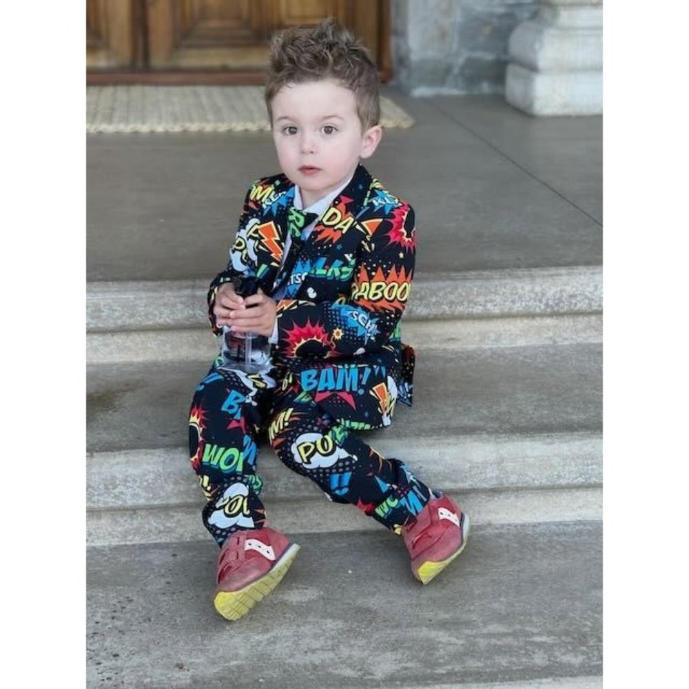 OPPOSUITS - Boys BADABOOM! SUIT with TIE